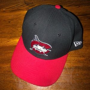 New Era Carolina Mudcats Team Classic 39THIRTY Stretch Fit Hat Small/Medium